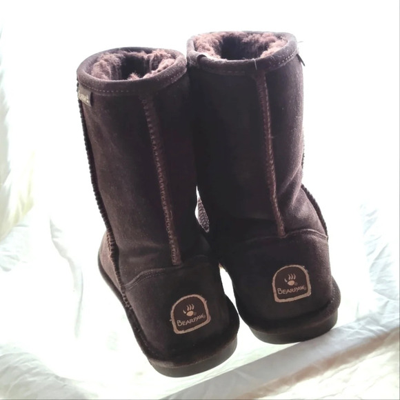 Bearpaw Chocolate Shearling Boots EUC ❤️ - Picture 6 of 11